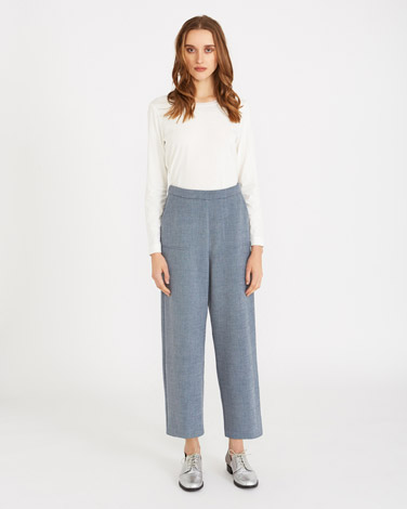 Carolyn Donnelly The Edit Cropped Palazzo Pants
